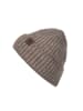 Faera Strickmütze warmes Design in Braun