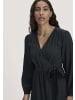 Hessnatur Hessnatur Kleid Midi Regular aus reiner TENCEL™ Lyocell in schwarz