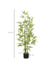 HOMCOM Künstliche Pflanzen in Hellgrün 15L x 15B x 120H cm