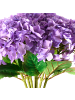 Beliani Künstlicher Blumenstrauß PERNES in Violett/Grün - (W) 45 x (H) 50 x (L) 45 cm