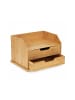 relaxdays Schreibtisch-Organizer in Natur