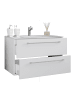 VCM  2-tlg. Waschplatz Waschtisch Badinos 2 Schublade in Weiß
