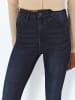 Noisy may High Waist Skinny Fit Jeans NMCALLIE in Dunkelblau