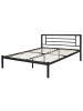 Beliani Doppelbett CUSSET in Schwarz - (W) 147 x (H) 86 x (L) 209 cm
