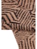 faina Damen Strickjacke in Dunkelrosa Schwarz
