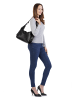 Samantha Look Shopper echt Leder in schwarz