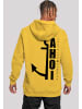 F4NT4STIC Hoodie Ahoi Anker Crop Knut & Jan Hamburg in taxi yellow