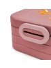 Mr. & Mrs. Panda MEPAL Bentobox Fuchs Ballerina Motiv mit Spruch in Rot Pastell