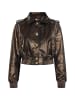 faina Damen Jacke in Schwarz Kupfer