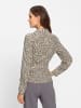 Heine Druckbluse in sand-anthrazit-bedruckt