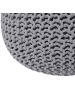 Beliani Pouf CONRAD in Grau - (W) 50 x (H) 35 x (L) 50 cm