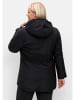 sheego Outdoorjacke in schwarz