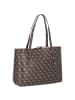 Guess Eco Brenton Shopper Tasche 36 cm in brown logo