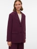 Vero Moda MICHELL LS OVERSIZED BLAZER in Winetasting