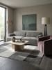KADIMA DESIGN Teppich Kurzflor Patchwork pflegeleicht Wohnzimmer Esszimmer in Grau