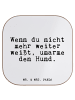 Mr. & Mrs. Panda Bierdeckel Wenn du nicht mehr... mit Spruch in Weiß