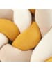 nordic coast company  Bettschlange geflochten, waschbar, feste Enden, extra breit