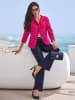 Heine Blazer in fuchsia-kirsche-meliert