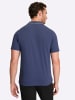 WITT WEIDEN Kurzarm-Poloshirt in rauchblau-weiß