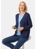 GOLDNER Uni Merino-Cardigan Langarm in marine