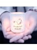 Mr. & Mrs. Panda Deko Windlicht Einhorn Wolke 7 mit Spruch in Transparent