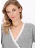 DreiMaster Women Cardigan in grey melange