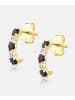 Diamant L'éternel Creolen, mit Saphir, 375 Gelbgold
