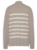 LASCANA Stehkragenpullover in sand/creme