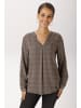 Aniston CASUAL Schlupfbluse in braun-beige