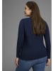 Laura Scott Strickpullover in marine mélange