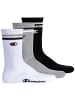 Champion Socken 3er Pack in Schwarz/Weiß/Grau