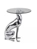 FineBuy Beistelltisch "FB40397" in Silber /