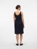 mama licious Kleid Stillfunktion U-Ausschnitt Schwangerschaft Dress in Schwarz
