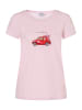 More & More T-Shirt mit Frontprint und Pailletten in sorbet rose