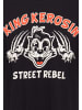 King Kerosin King Kerosin Print T-Shirt Street Rebel in schwarz