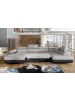 MF Design Rodri Recamiere Rechts in Grau -  (L) 202 x (B) 345 x (H) 90 cm