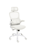 Beliani Bürostuhl SOLIS in Weiß - (W) 60 x (H) 121 x (L) 60 cm