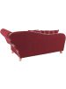 others RECAMIERE mit Armteil rechts klappbar Katia Bezug Flachgewebe Buche natur / rot