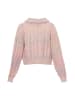 myMo Strickjacke in PINK GELB