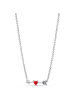 Pandora Damen Schmuck-Set Halskette und Ohrringe Pfeil und Herz Silber