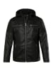 Men Plus Jacke in schwarz