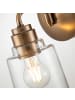 Licht-Erlebnisse Wandlampe (B)13.1 x (H)24.3 cm in Messing verwittert TransparentMessing verwittert Transparent