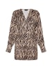 faina Damen Langarmkleid in Beige
