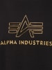 Alpha Industries T-Shirt in schwarz gold