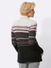 WITT WEIDEN 2-in-1-Pullover in anthrazit-erika-geringelt