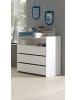 58 aufm Kessel WICKELKOMMODE Karilynn 90x74x106 aus MDF+Holz in Weiß
