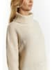 Usha Rollkragenpullover in Creme Melange