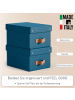 Leitz Archivbox Puro Klein mit Deckel nachtblau 2 Stück