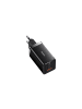 Wisam Baseus Schnell Wandladegerät 2xUSB-C + USB, 65W (schwarz)