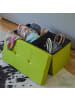 DuneDesign Sitzbank mit Trennwand 76x38x38 cm faltbar Grün grün